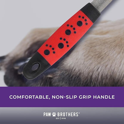 Paw Brothers Diamond Edge Nail File for Small Medium Large Dogs and Cats, Professional Grade, Smoothes and Shapes All Nail Types, Durable Construction, 7 inches