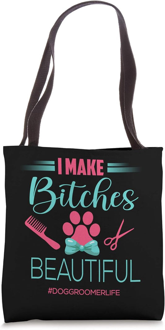 Dog Groomer Bag Dog Grooming Funny Dog Groomer Gift Tote Bag