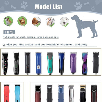 Wide Blades for Dog Grooming Blades Compatible with Andis,Oster A5,Wahl km10 Dog Clippers Stainless Steel Blades Blades for Animal Dog,Cat,Horse, (#10W(1.5mm)/2PCS)