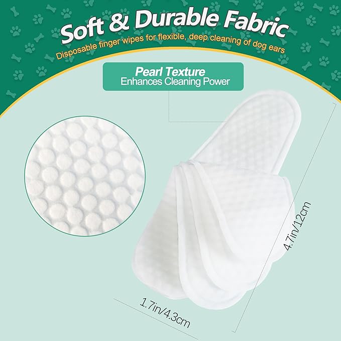 Pet Cleaning and Deodorizing Bathing Wipes for Dog and Cat, Extra ThickNourish Fur No-Rinse Grooming Wipes for Daily Care and Travel, Hypoallergenic