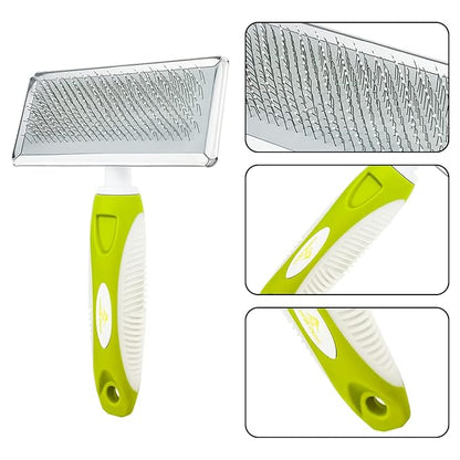 Combs for Animals, Dog Grooming Combs, Remove Tangles and Dead Undercoat, Universal Combs for Small Medium Large Pet Thick Hair, Knots Curly Mat Undercoat Remover