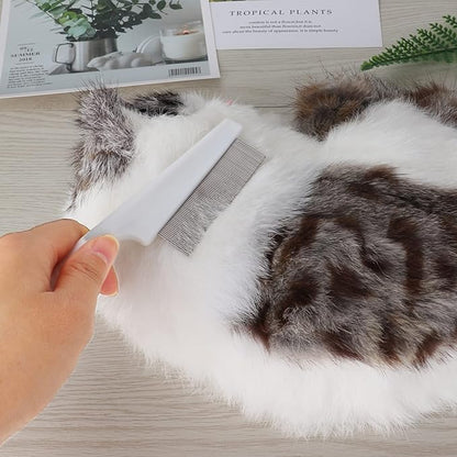 Kopal Flea Combs & Lice Combs for Dogs and Cats, Fine Tooth Combs 3-pc, White