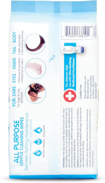 Naturel Promise Fresh & Soothing All Purpose Pet Wipes, 50ct