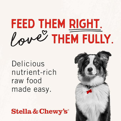 Stella & Chewy's Freeze Dried Raw Surf & Turf Meal Mixer – Dog Food Topper for Small & Large Breeds – Grain Free, Protein Rich Recipe – 8 oz Bag