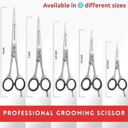 Dog Grooming Curved Scissor 5.5" Professional Grooming Scissor Downward Curved Shear for Dog, Cat, Small Dog and other Pets
