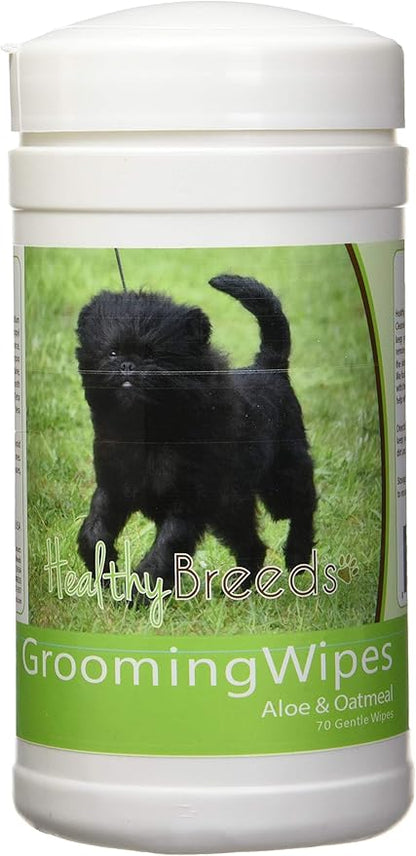 Healthy Breeds Affenpinscher Grooming Wipes 70 Count