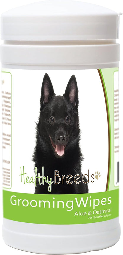 Healthy Breeds Schipperke Grooming Wipes 70 Count