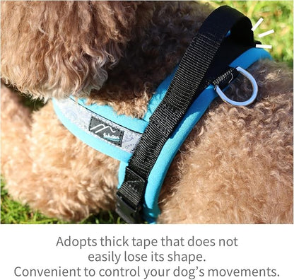 hakusan】 New Just Fit Dog Harness Dragon - Reflective, Paisley, Stress-Free, Japanese Made,one-touch buckles,easily put on,(Red×Black, 3)