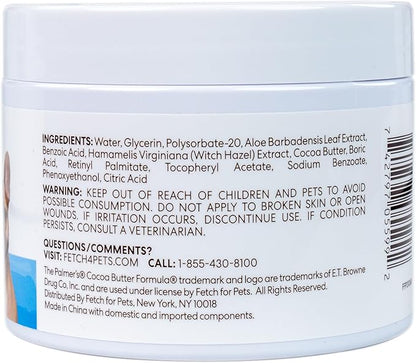 Palmer's for Pets Face and Eye Wipes with Cocoa Butter and Vitamin E, Dog Eye Cleaning and Care, Specially Fomulated for Dogs, 100ct