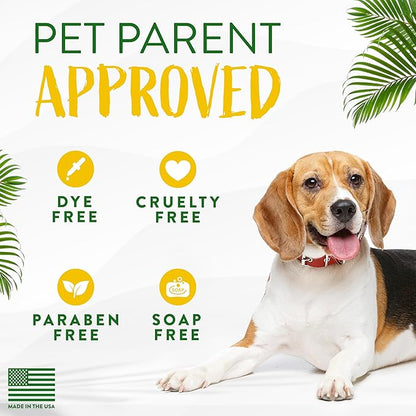 TropiClean Hypoallergenic Dog Wipes for Paws and Butt | Fragrance Free Dog Grooming Wipes | Safe for The Face | Puppy & Cat Friendly | 400 Count