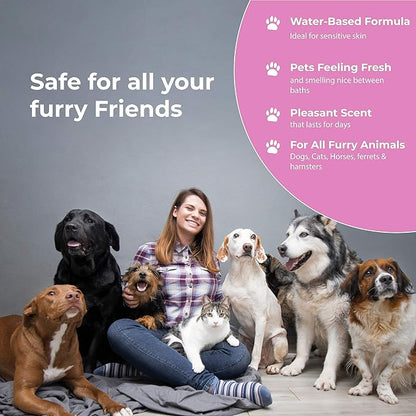 Dog Perfume Spray Long Lasting - Pet Odor Eliminator - Dog Cologne Spray - Premium Dog Deodorant Spray for Smelly Dogs - Refreshing Dog Deodorizer Spray for Grooming…