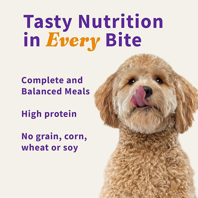 Halo Meal Bites Freeze Dried Raw Dog Food, Turkey Recipe, Real Meat Dog Food Bag, Adult Recipe, 14-OZ Bag