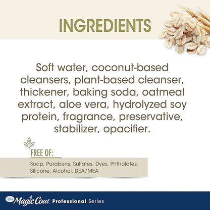 Four Paws Magic Coat Professional Series Nourishing Oatmeal De-Shedding Dog Shampoo, 16 oz.