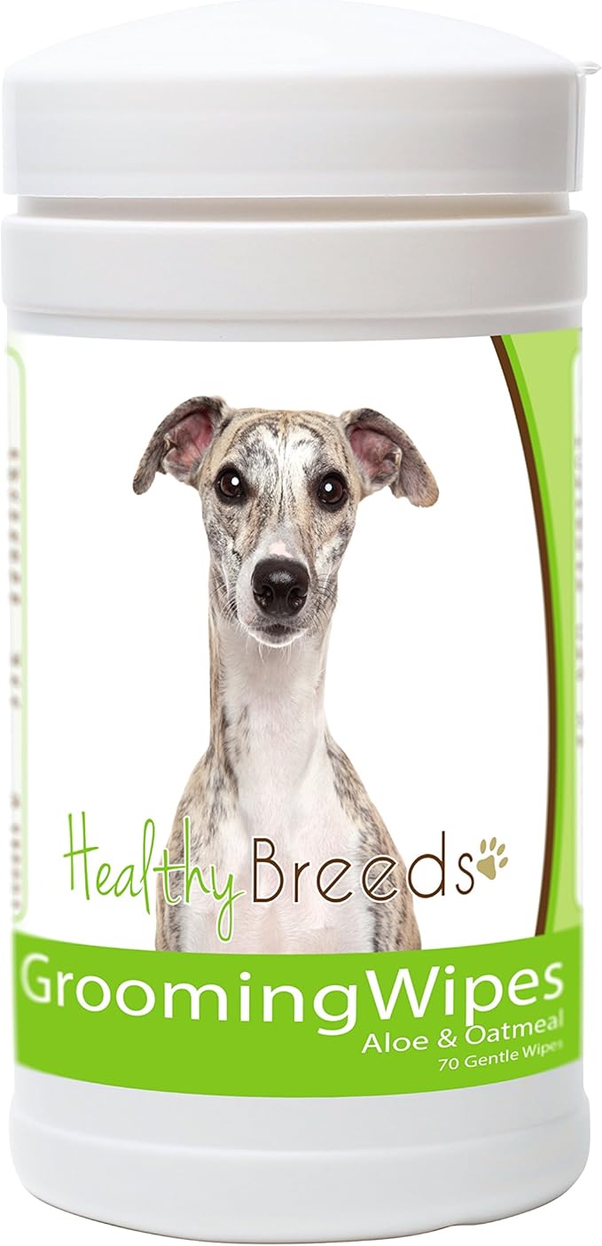 Healthy Breeds Whippet Grooming Wipes 70 Count