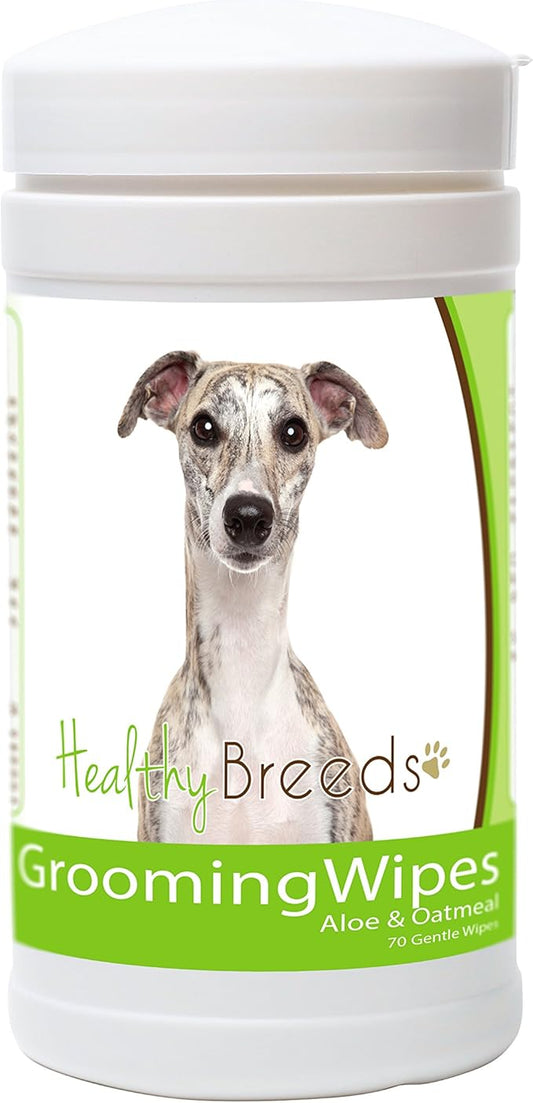 Healthy Breeds Whippet Grooming Wipes 70 Count
