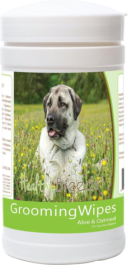 Healthy Breeds Anatolian Shepherd Dog Grooming Wipes 70 Count