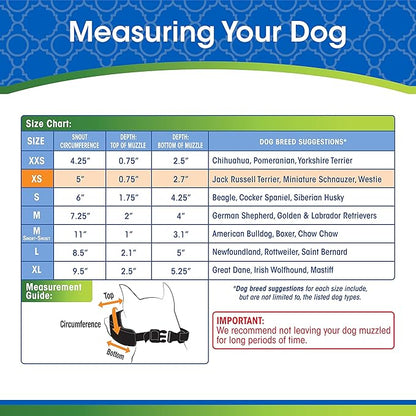 Four Paws Walk-About Quick-Fit Dog Muzzle 1 - X-Small