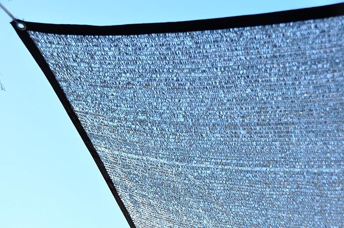 Cool Runners Aluminet 70% Heat Reflective Shade Panel/Cloth/Sail/Cover 6.5' x 6',Silver