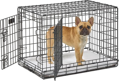 MidWest Homes for Pets Midwest Quiet Time Reversible Crate Pan Cover 30' Mushroom Diamond/Fleece