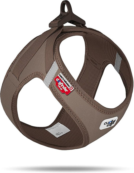 Vest Harness curli Clasp Cord Brown S