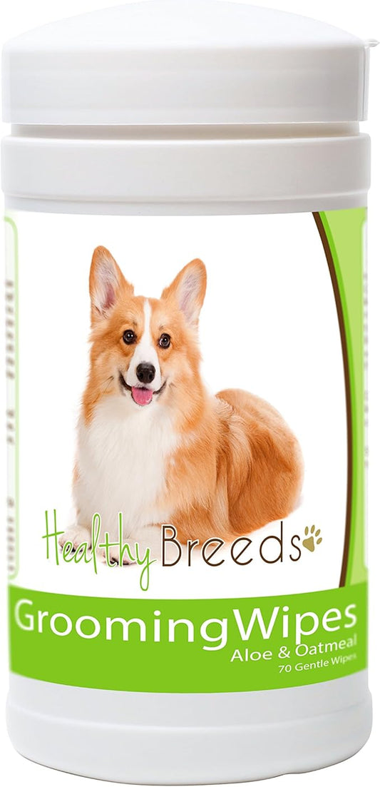 Healthy Breeds Pembroke Welsh Corgi Grooming Wipes 70 Count