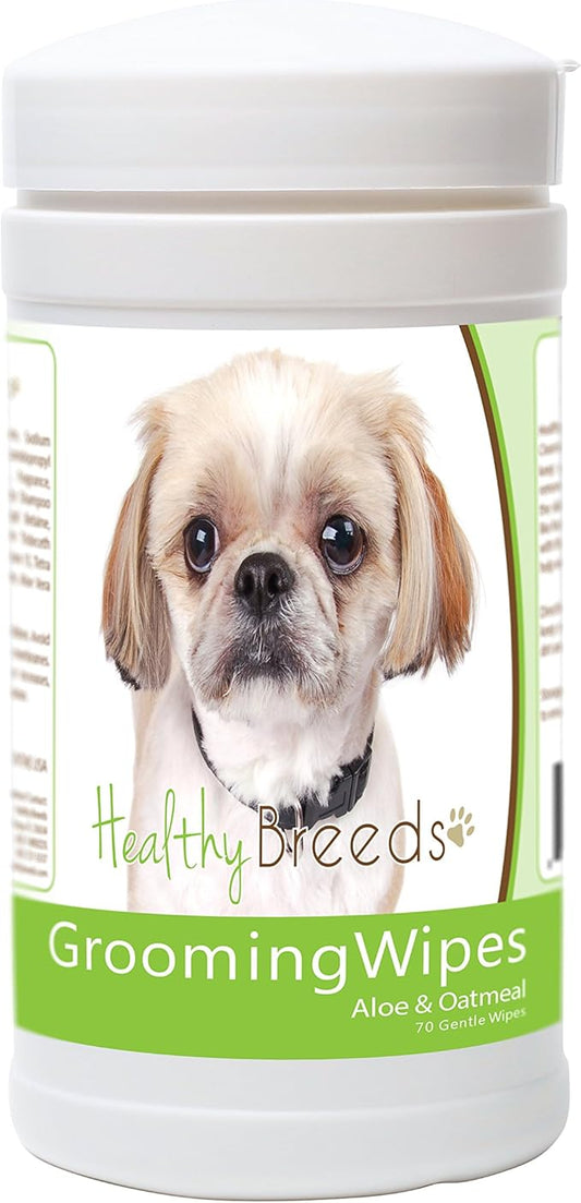 Healthy Breeds Peekapoo Grooming Wipes 70 Count