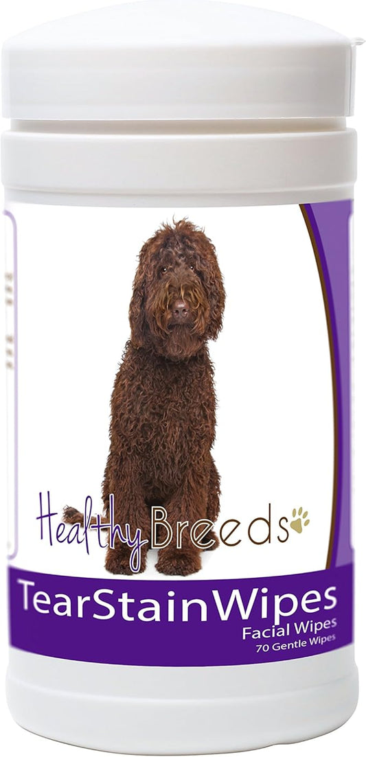 Healthy Breeds Labradoodle Tear Stain Wipes 70 Count