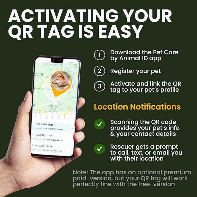 BRONZEDOG Rolled Leather Dog Collar with QR ID Tag Adjustable Soft Round Collars for Small Medium Large Dogs Puppy Cat (7" - 10" Neck Size, Emerald Green)