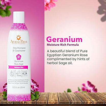 Shampoo & Conditioner in One (Geranium Rose Sage)