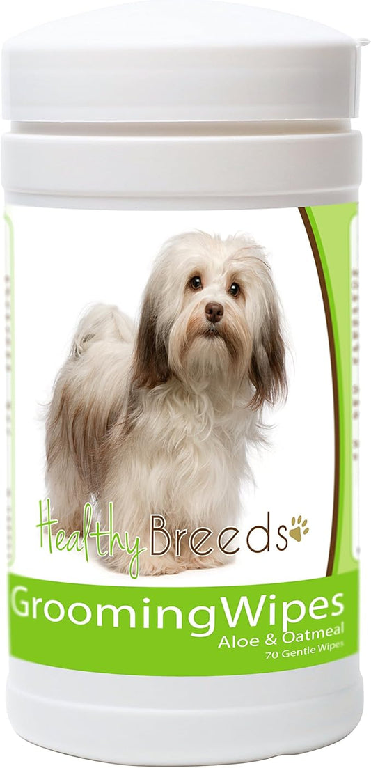 Healthy Breeds Havanese Grooming Wipes 70 Count