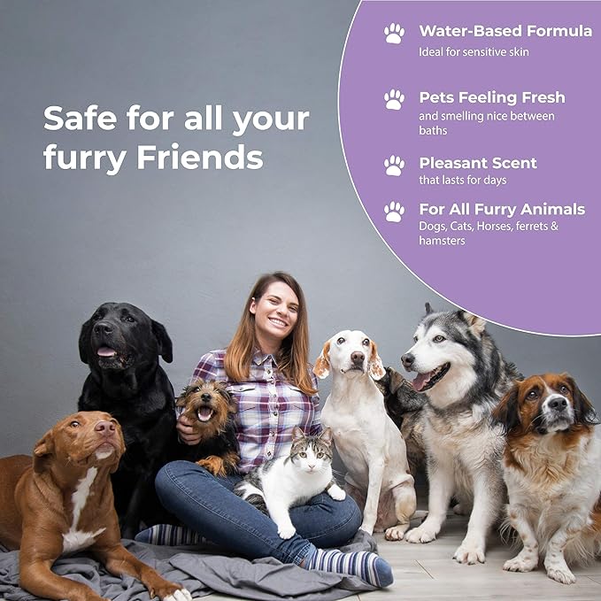 Dog Perfume Spray Long Lasting - Pet Odor Eliminator - Dog Cologne Spray - Premium Dog Deodorant Spray for Smelly Dogs - Refreshing Dog Deodorizer Spray for Grooming…