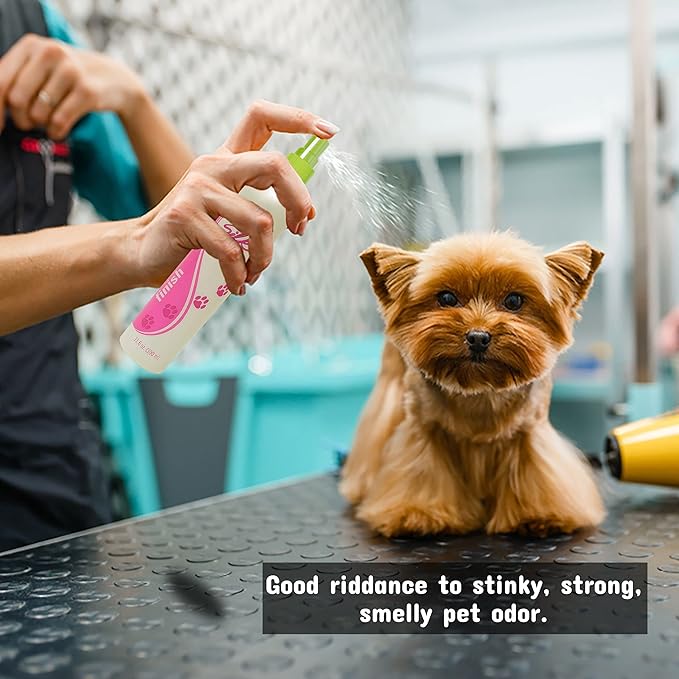 PET SILK Cologne - Pet Odor Eliminator - Dog Perfume & Deodorizer In Between Bath Wash - Clean and Fresh Smelling Fur - Conditioning & Deodorizing Qualities (Baby Girl, 11.6 oz)