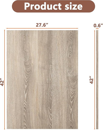 Piskyet Dog Crate Topper Wood Countertop for 48 42 36 30 24 inch Dog Cage, Dog Crate Cover,Dog Kennel Topper(Crate Not Include) (Grey, for 42 Inch Crate)
