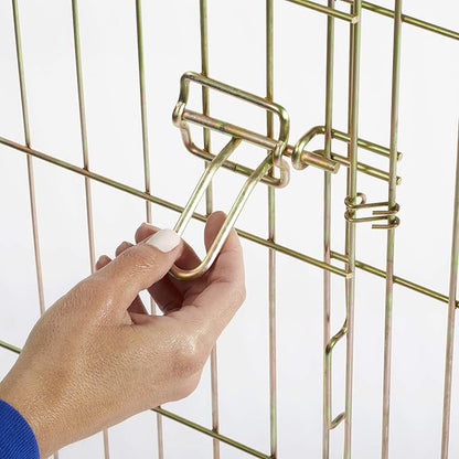 MidWest Homes for Pets Dog Exercise Pen & Playpen, 24" W x 24" H, No Door, Gold Zinc