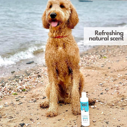 Mighty Mutt Soothing Dog Shampoo and Conditioner – Pet Friendly | Deodorizes Smelly Dogs | Detangles | Natural, Hypoallergenic & Anti-Itch Dog Shampoo Sensitive Skin – Fresh Breeze | 9 fl oz