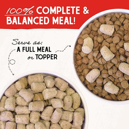 Stella & Chewy's Freeze Dried Raw Surf & Turf Meal Mixer – Dog Food Topper for Small & Large Breeds – Grain Free, Protein Rich Recipe – 8 oz Bag