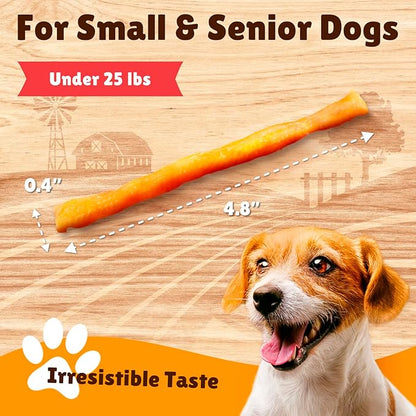 Gootoe Soft Turkey Tendon Dog Treat– Natural Chewy Snack, 100% USA-Sourced, Premium Training Chew, Reseal Value Bag, Ideal for Small & Senior Dogs, Soft Strip with Pumpkin Jumbo Pack, 1 lb (Pack of 1)