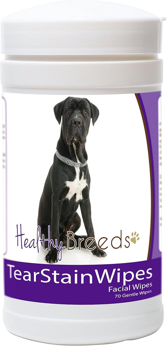 Healthy Breeds Cane Corso Tear Stain Wipes 70 Count