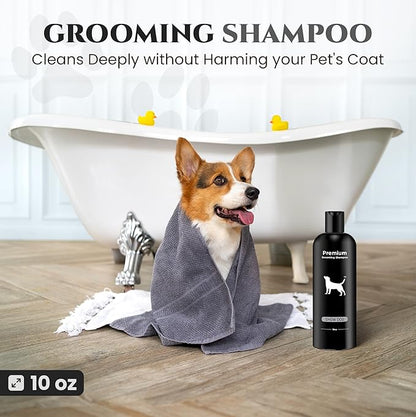 605Products Premium Dog Shampoo - Gentle Formula for Itchy & Sensitive Skin, Odor Eliminator for Puppies, Natural Deodorizer for Pets (10oz)- Show Dog