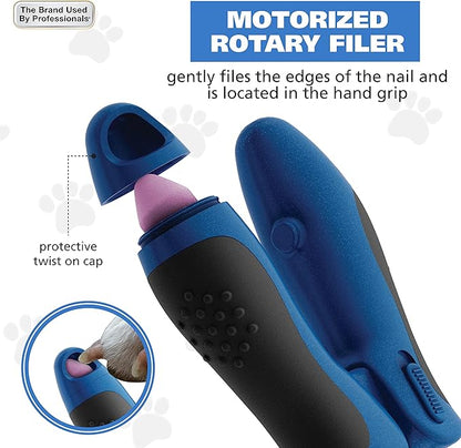 Wahl EZ-Nail Rotary Filer & Nail Clipper for Dogs, Cats, & House Pets - Model 5960-300 Blue