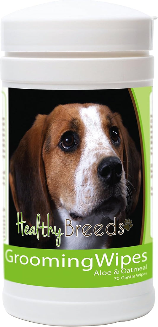 Healthy Breeds American English Coonhound Grooming Wipes 70 Count