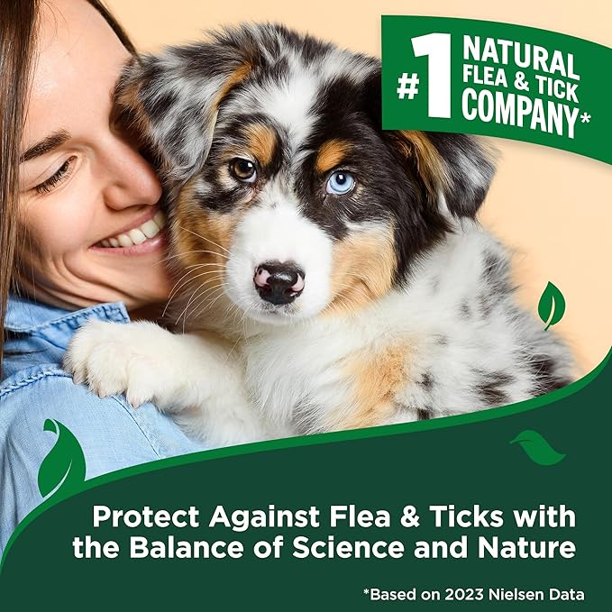 Vet's Best Flea and Tick Wipes for Dogs, Dog Wipes for Kennel, Flea and Tick Prevention, Plant-Based Formula, Pet Essentials, Made in USA, Certified Natural Oils, 50 ct