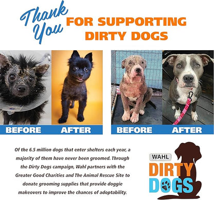 Wahl USA Cornflower Aloe Pet Deodorant Spray for All Dogs & Cats – Clean Fresh Smell Refreshes & Deodorizes – 8 oz - Model 820009A