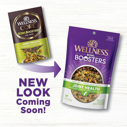 Wellness CORE Bowl Boosters Joint Health Dog Food Topper, 4 Ounce Bag (Pack of 2)