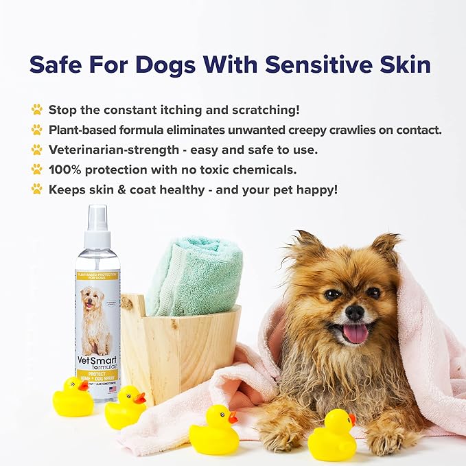 Protect Shampoo for Dogs; No More Scratching, Itching, or Hot Spots with Plant-Based All-Natural Formula with Healthy Essential Oils - Made in USA