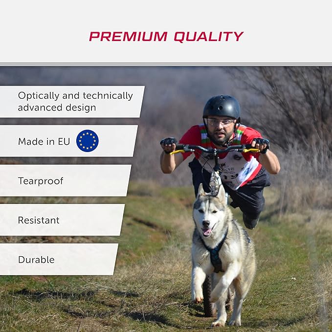 Dog Weight Pulling Harness , XBack for Canicross , Dog Sport , Bike Joring , Ski Joring , Sled Harness, Dog mushing , Dog Running Harness , Black Neongreen