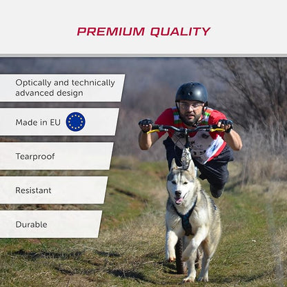 Dog Weight Pulling Harness , XBack for Canicross , Dog Sport , Bike Joring , Ski Joring , Sled Harness, Dog mushing , Dog Running Harness , Black Neongreen