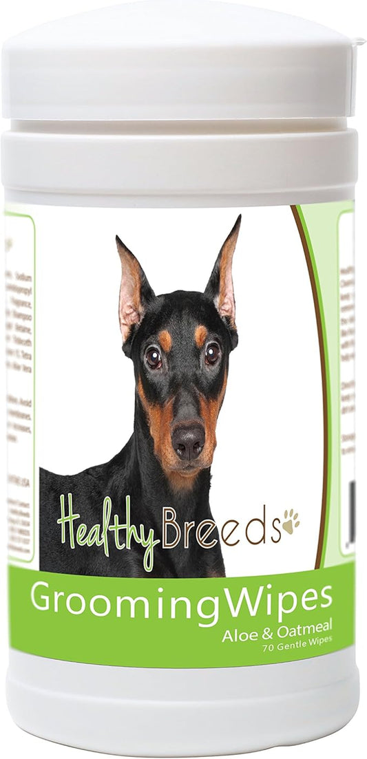 Healthy Breeds German Pinscher Grooming Wipes 70 Count