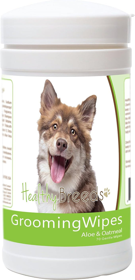 Healthy Breeds Finnish Lapphund Grooming Wipes 70 Count