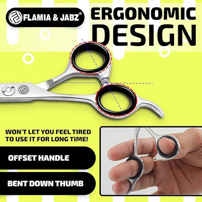 Professional Dog Grooming Scissors/Shears, Straight, for Dogs, Cats & Pets (Right Handed, Stainless Steel 7.5 Inch)